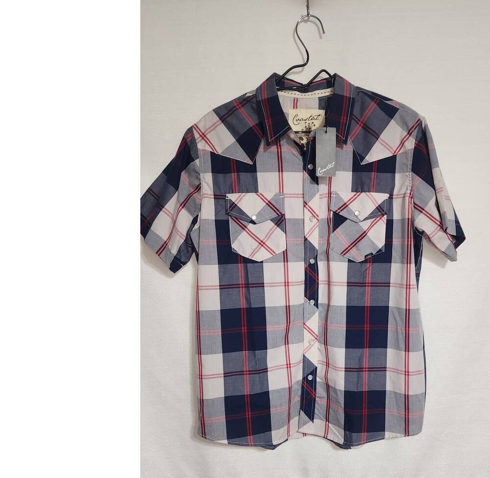 coastal short sleeve button shirt Medium